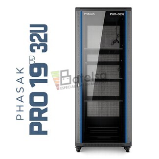 Armario Rack 32U 600x600 | Phasak Pro PHO-6632 19 In